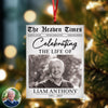 Custom Photo The Heaven Times Memorial Acrylic Ornament Christmas HO82 894678