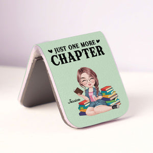 Just One More Chapter Personalized Leather Magnetic Bookmark Gifts For Book Lovers CH07 899522