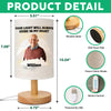 Custom Photo Forever In My Heart Memorial Fabric Lamp TH10 892851
