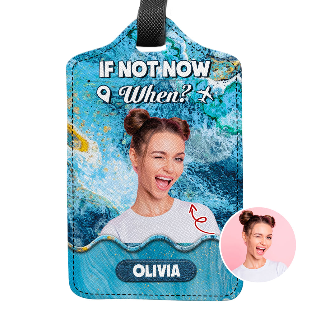 Blue Waves - Personalized Custom Luggage Tag HO82 894476