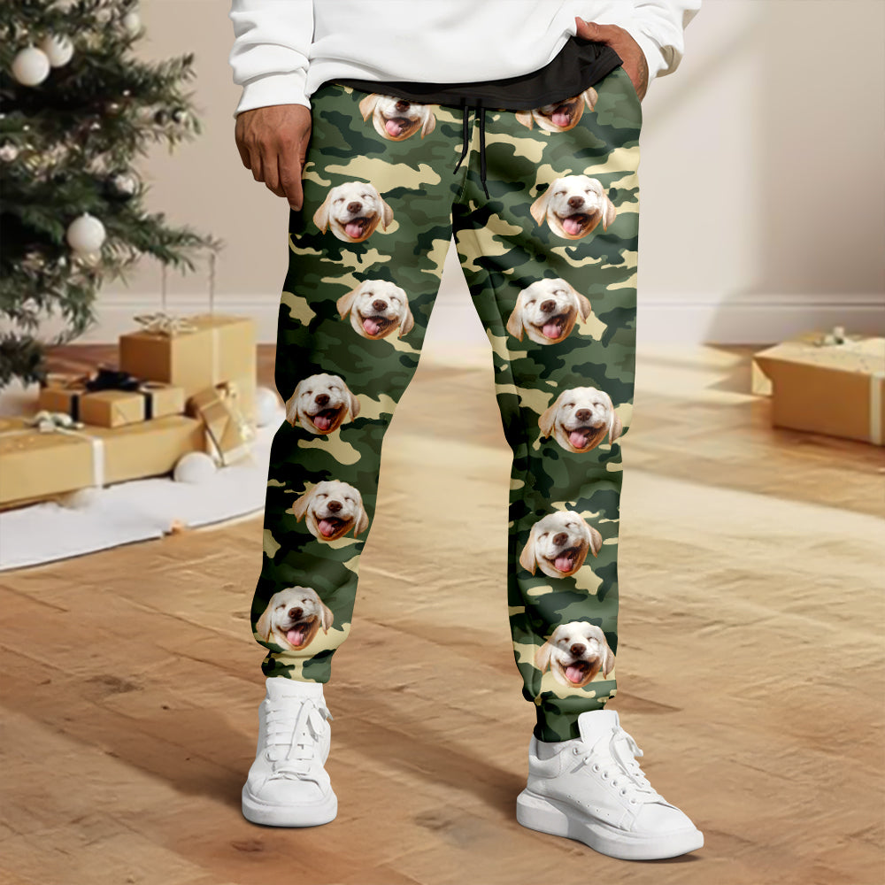 Custom Photo Face Funny Pattern Dog Cat Family - Personalized Sweatpants TH10 896651