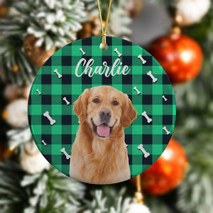 Custom Pet Photo With Icon For Dog And Cat Lovers Ceramic Ornament TH10 894257