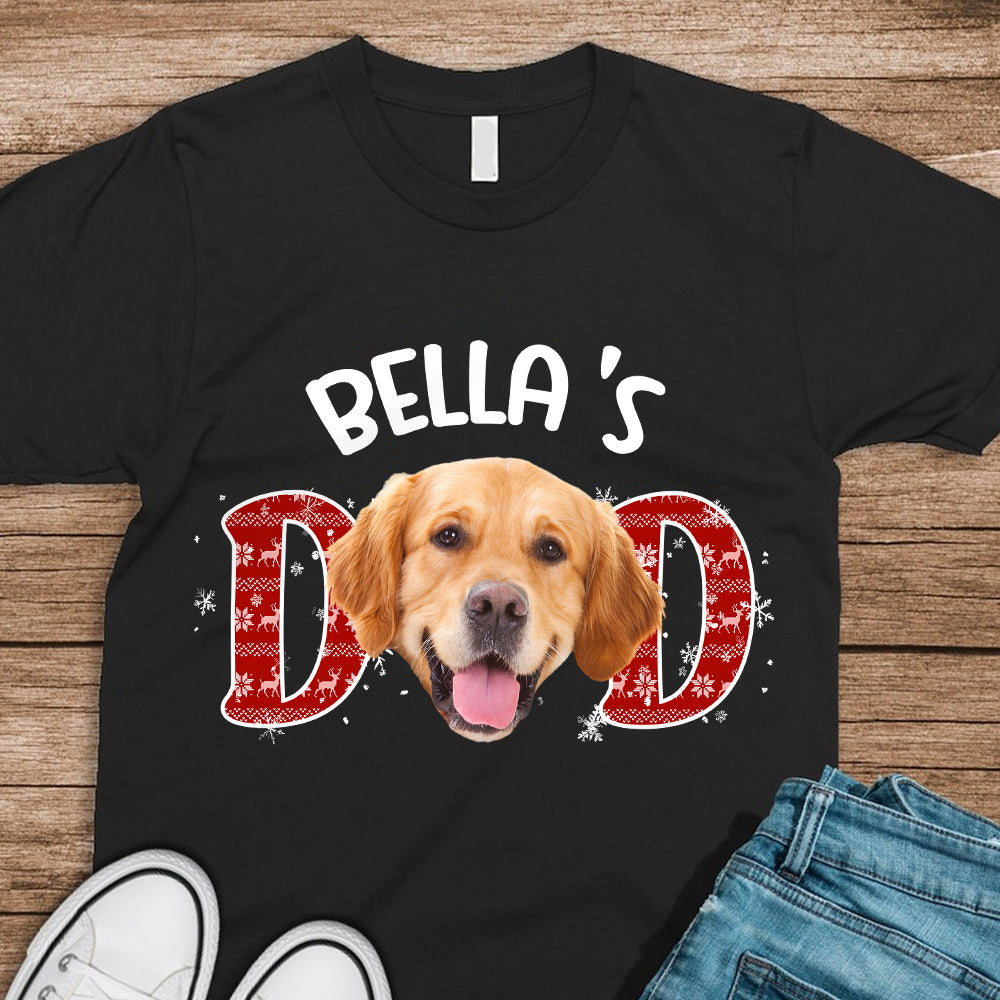 Custom Photo Dog And Cat Dad Shirt Christmas Gift For Dog And Cat Lovers HO82 894342