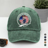 Personalized 250 Years Of Freedom With Dog Washed Denim Baseball Cap HO82 901232