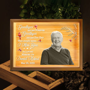Custom Photo In Loving Memory Memorial Light Box TH10 894139