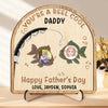 Custom Photo You’re A Reel Cool Dad 2-Layered Wooden Plaque With Stand Father's Day Gift CH07 895724