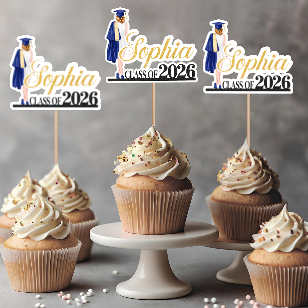 Personalized  Congrats Class Of 2025 Graduation Cake Topper Grad Party Favors HO82 901744
