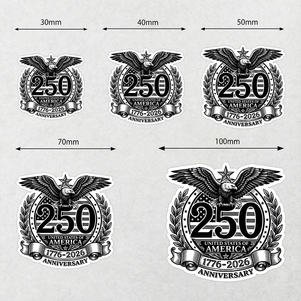 USA 250th Anniversary America 1776-2026 Roll Sticker HA75 920670