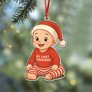 Custom Cute Kid Cartoon Photo Decor Acrylic Ornament LM32 893805