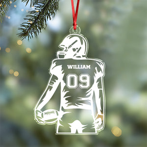 Personalized Football Player Acrylic Ornament Football Team Gift CH07 896622