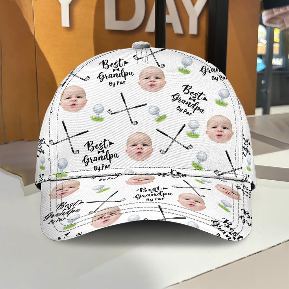 Best Dad By Par Custom Photo Golf Cap TH10 894143