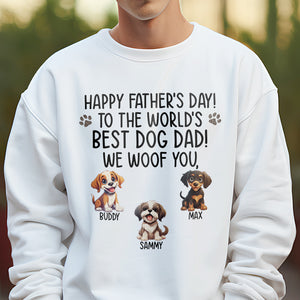 Happy Mother's Day Best Dog Mom, I Woof You Personalized Shirt For Dog Lovers HA75 891922