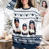 Custom Funny Photo Baseball Family Christmas Ugly Sweater For Sport Lovers LM32 895809