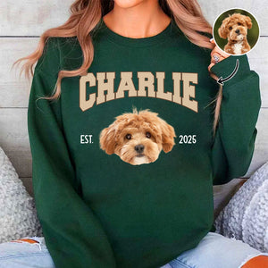 Custom Dog Photo And Name Sweatshirt For Dog Lover TH10 896885