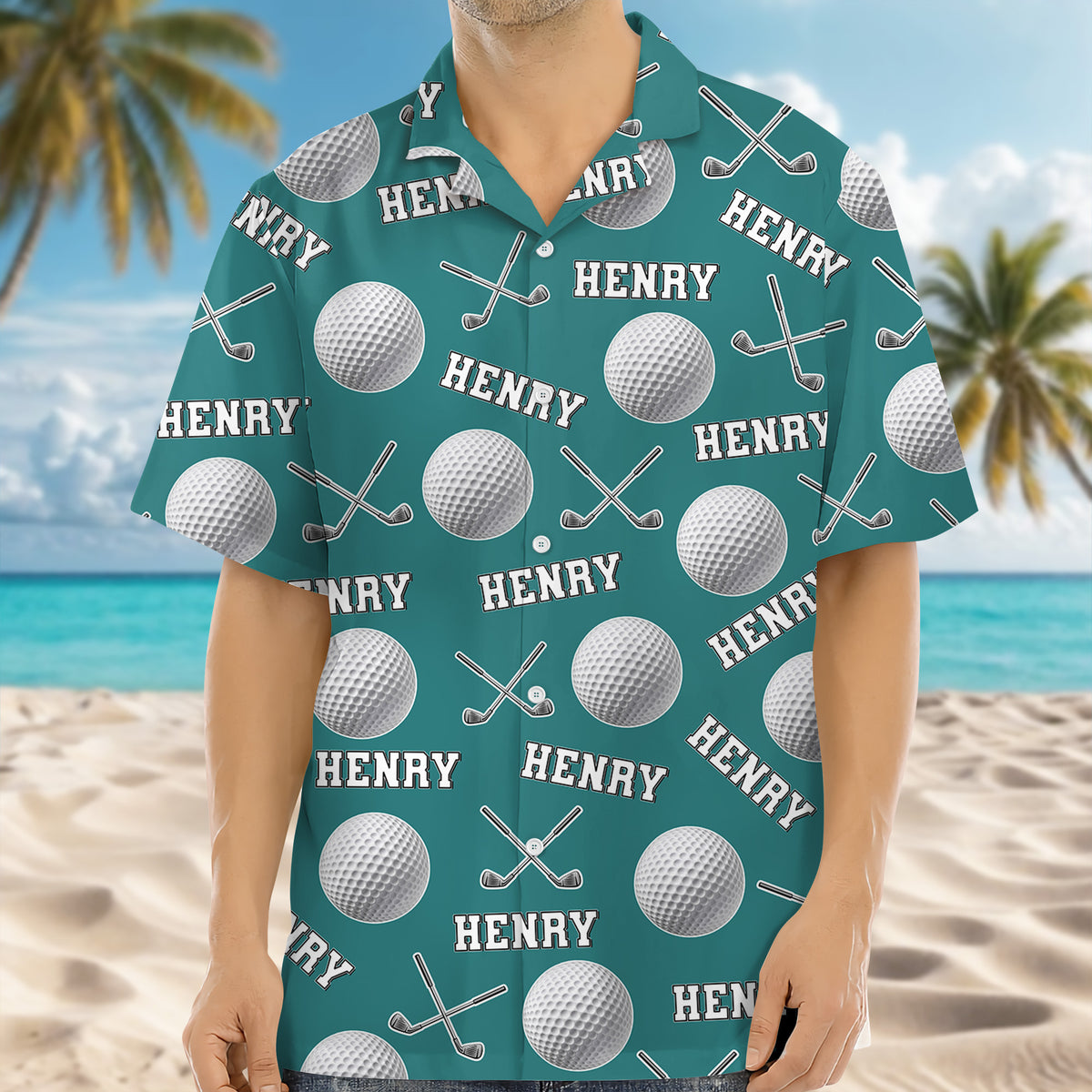 Custom Name Hawaii Shirt Gift for Golf Lovers TH10 898199