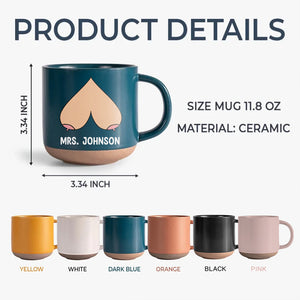 Personalized Funny Mr. and Mrs. Cheeky Pottery Mug Valentines Day Gift for Him Her LM32 897721