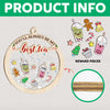 You'll Always Be My Best-Teas Personalized Christmas Shaker Ornament Gift for Besties CH07 899008