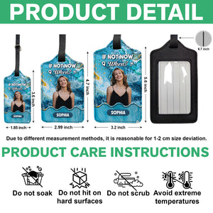 Blue Waves - Personalized Custom Luggage Tag HO82 894476