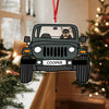 Personalized Dog On Car Acrylic Ornament For Dog Lovers TH10 894441
