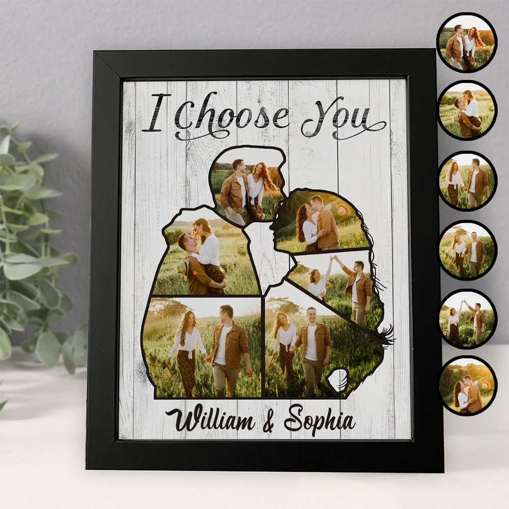 Custom Photo I Choose You Picture Frame For Couple TH10 898021