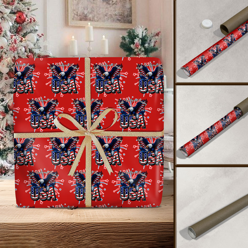 Faith, Family & Freedom America 250 Years Car Window Wrapping Paper HO82 900650