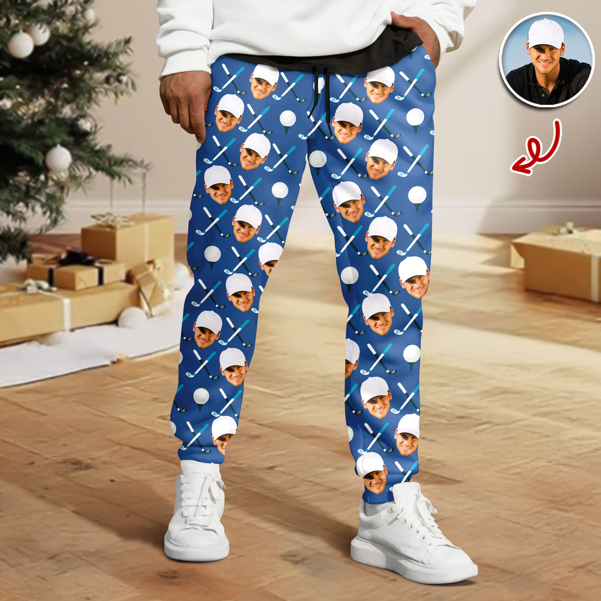 Custom Face Personalized Golf Sweatpants Gift For Golfer, Golf Lovers HA75 898560