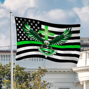 Custom American Flag With Family Name  - Personalized Banner House Flag LM32 897225