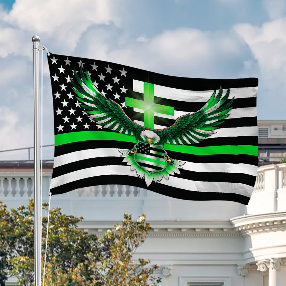 Custom American Flag With Family Name  - Personalized Banner House Flag LM32 897225