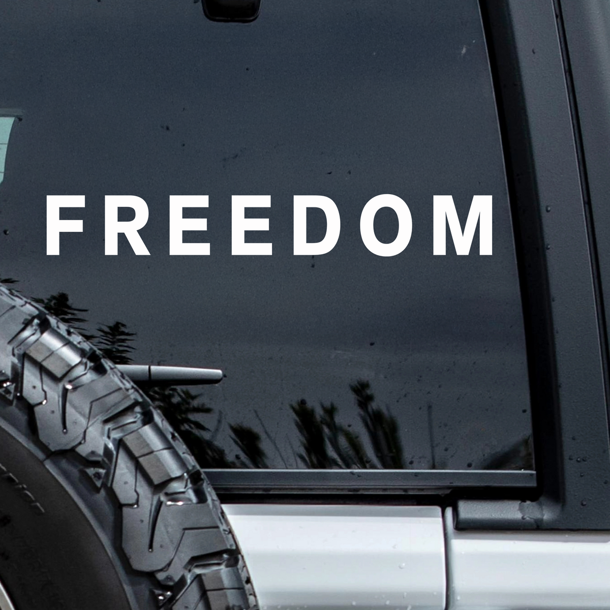 Freedom Charlie Kirk Car Window Decal Sticker LM32 67785