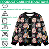 Custom Funny Kids Photo Best Mommy Daddy Ever Christmas Light Cardigan CH07 899838