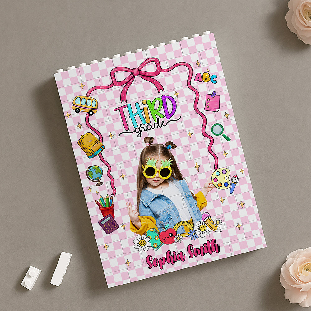 Custom Kid Photo Building Brick Blocks With Grade - Personalized Gift For Kids HA75 921640