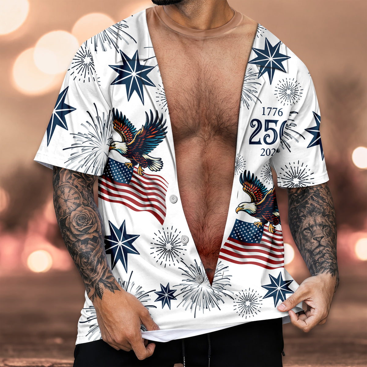Personalized USA 250 Anniversary Eagle 1776-2026 Funny 3D Shirt TH10 170499