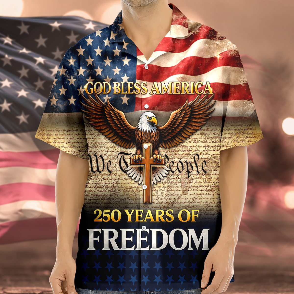 250 Years of Freedom - God Bless America Hawaii Shirt CH07 910492