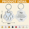 Custom Dog Name I Would Give Everything Memorial Leather Paw Keychain LM32 895729