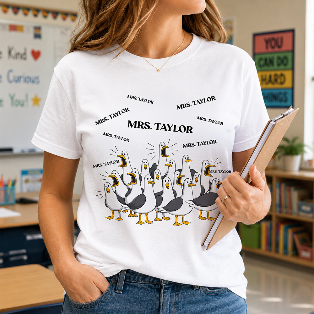 Custom Teacher Name Certified Chaos Coordinator Bright Shirt TH10 170523