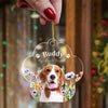 Custom Pet Photo Birth Flower Acrylic Ornament Gift for Pet Owners LM32 669751