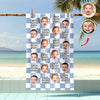 Custom Baby Face Best Dad Ever, Best Mom Ever Beach Towel - Personalized Pet Lover Gift TH10 169931