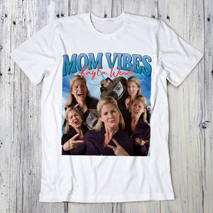 Custom Photo Mom Vibes - Personalized Cool Moms Club Retro Style Birght Shirt CH07 895346