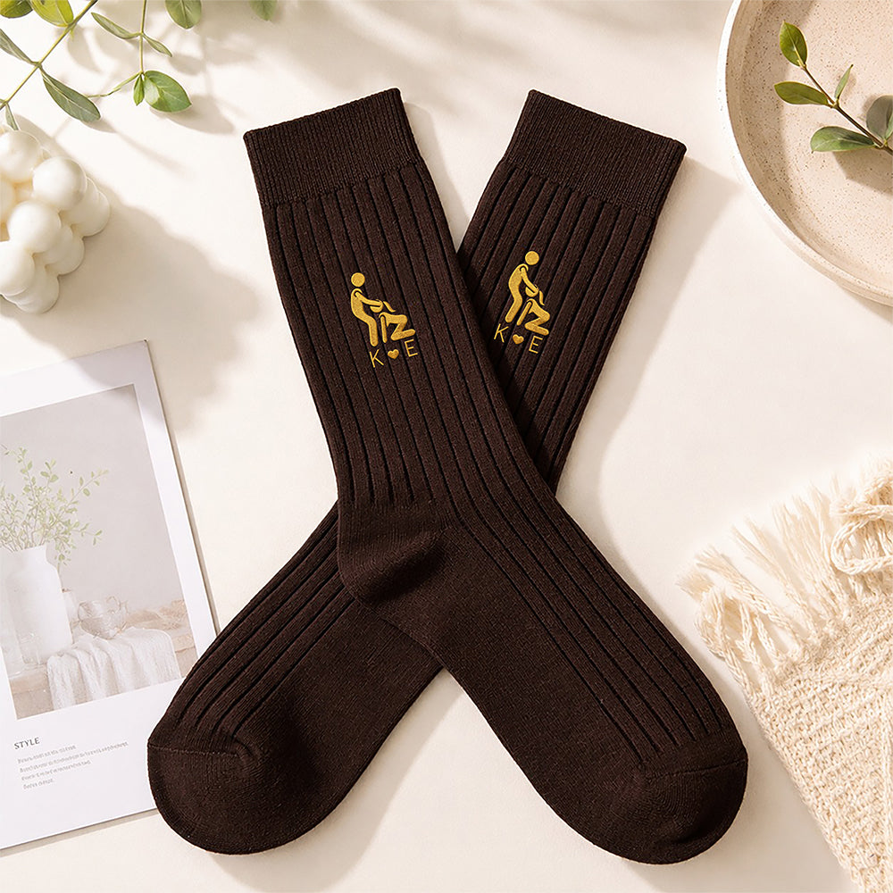 Personalized Funny Adult Embroidered Socks - Gift For Husband & Boyfriend HA75 921910