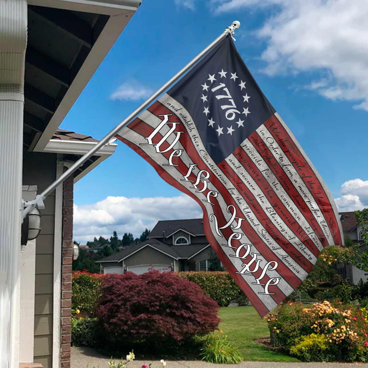 We the People - 250 Years America Anniversary House Flag CH07 899200