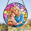 Custom Photo Stained Glass Suncatcher For Family TH10 170905