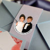 Personalized Couple Photo Roll Stickers, Custom Wedding Stickers, Engagement, Bridal Shower, Wedding Favor Labels HA75 921830