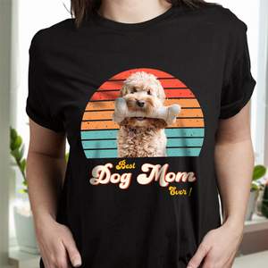 Custom Photo Best Dog Dad Ever Retro Shirt CH07 896022
