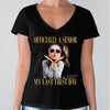 Personalised Vintage Photo And Year Senior - Officially A Senior - My Last First Day Dark Shirt HA75 922076
