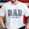 Personalized Floral Dad Mom USA Est Year Bright Shirt LM32 895475