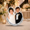 Custom Photo Look Who's Getting Married Acrylic Pin TH10 170573