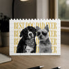Personalized Vintage Photo Best Dog Cat Dad Mom Ever Building Brick Block CH07 911548