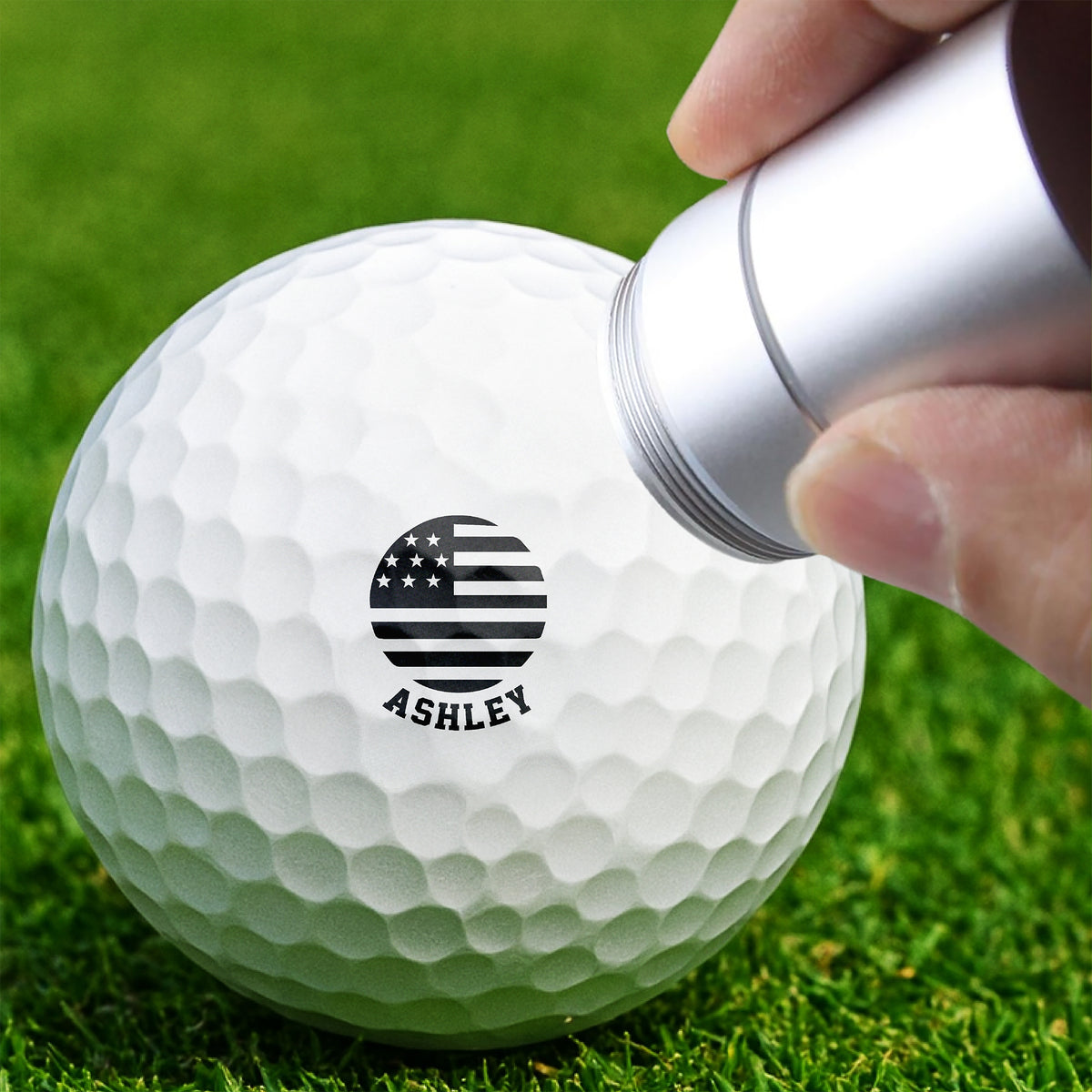 Personalized Golf Ball Stamp Box Gift for Golfer, Golf Ball Marker HA75 898444