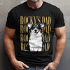 Personalized Vintage Photo Dog Dad, Dog Mom, Cat Dad, Cat Mom Dark Shirt HA75 921560