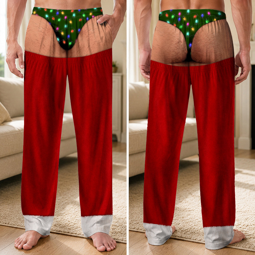 Personalized Funny Santa Christmas Sweatpants Gift For Him HA75 919202
